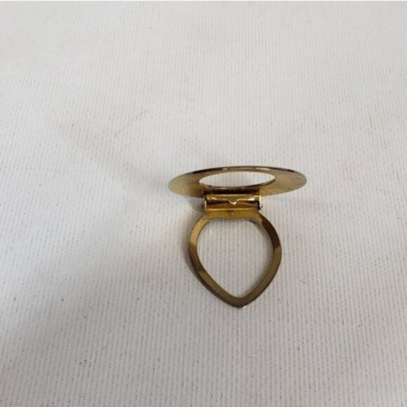 Vintage Lieba USA Gold Tone Wreath Circle Dress Clip, Scarf Clip, Scarf … - Picture 6 of 10